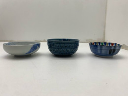 Set of 3 Blue and white Japanese ceramic soup bowl Set of 3 Blue and white Japanese ceramic soup bowl