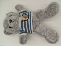 Gray teddy bear 