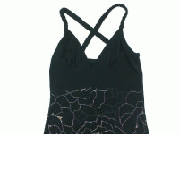 Women's black one-shoulder maxi dress 