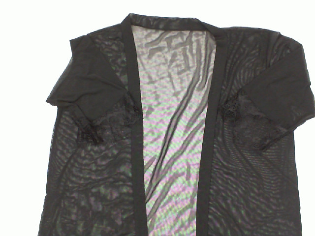 Black short-sleeved nightgown Black short-sleeved nightgown