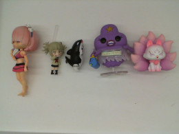 Set of 5 Anime cartoon figures Set of 5 Anime cartoon figures