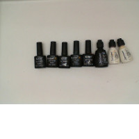 Set of 8 Gel nail polish  
