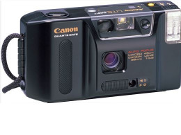 Canon Autoboy Lite Quartz Date Point and Shoot 35mm Film Camera READ