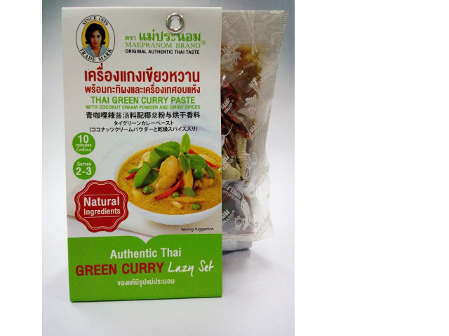 MAEPRANOM Thai Green Curry Paste with Coconut MAEPRANOM Thai Green Curry Paste with Coconut