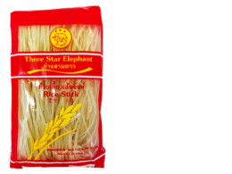 THREE STAR ELEPHANT Rice Stick (10mm) 400g
