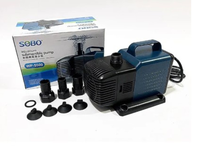 Set of 2 SOBO WP-5500 aquarium water pump, economical model, excellent quality, cheap price, can connect to skimmer, WP5500 Set of 2 SOBO WP-5500 aquarium water pump, economical model, excellent quality, cheap price, can connect to skimmer, WP5500