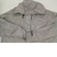 Men's grey hooded running workout shirt 