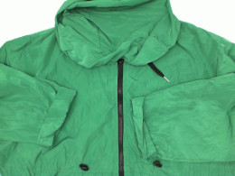 Men's Green Hooded Running T-Shirt 