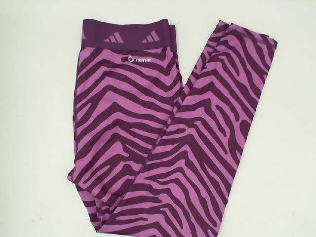 Pink running long pants with purple pattern Pink running long pants with purple pattern