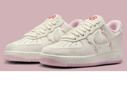 Nike Adds Pink Mini Hearts To The Air Force 1 Low “Valentine’s Day”
