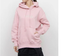 Pink Nike women's hoodie