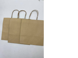 Set of 3 Brown paper bag