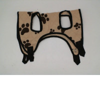 Cream colored dog suit 