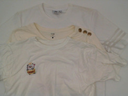 Set of 3 White round neck t-shirt 