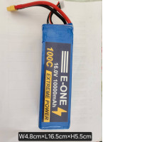 E-ONE 10000 mAh 100C Lipo Battery 16.0V with XT60 Connector SoftCase E-ONE 10000 mAh 100C Lipo Battery 16.0V with XT60 Connector SoftCase