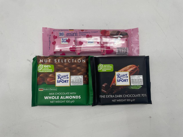Set of 3 RITTERSPORT chocolate Set of 3 RITTERSPORT chocolate