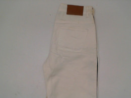 Women's white long jeans Size S
