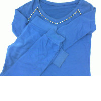 Set fo Blue long-sleeved shirt and long pants set 