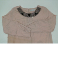 Cream long sleeve round neck dress Cream long sleeve round neck dress