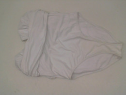 Women's white strapless swimsuit Women's white strapless swimsuit