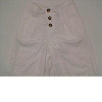 Women's white long pants 