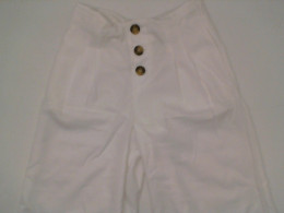 Women's white long pants 
