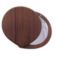 Wooden Compact Mirror