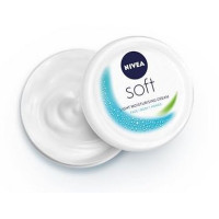 NIVEA Soft Light Moisturizer Cream, with Vitamin E & Jojoba Oil for Face, Hands and Body, 50 ml