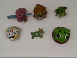 Set of 6 Ceramic frog for home decoration