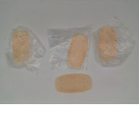 Set of 4 Silicone shoulder pads for women, bra straps, cream color 