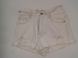 Women's white denim shorts Women's white denim shorts