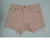 Women's cream colored denim shorts 