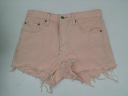 Women's cream colored denim shorts 