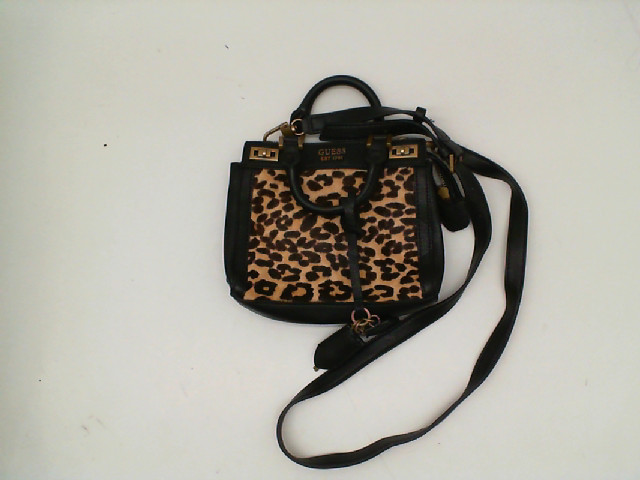Women's black leopard print crossbody bag Women's black leopard print crossbody bag