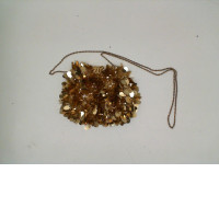 Small gold women's shoulder bag Small gold women's shoulder bag