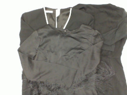 Set of 3 Women's long black dress with long sleeves 