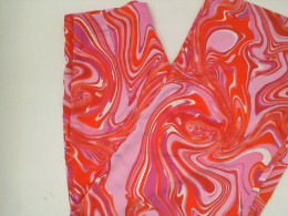 Women's long orange and white pants Women's long orange and white pants