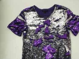 Purple short dress for women 