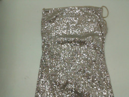 Women's silver strapless dress Women's silver strapless dress