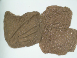 Set of 2 Women's cream-colored short tube top and long skirt Set of 2 Women's cream-colored short tube top and long skirt