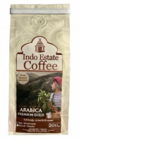 Indo Estate Coffee Robusta Premium Whole Bean 200g
