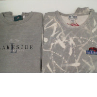 Set of 2 Men's gray round neck sweater 