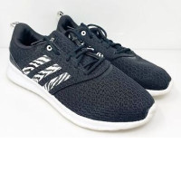 Adidas Womens QT Racer 2.0 H00602 Black Running Shoes Sneakers