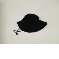 Black wide-brimmed camping hat