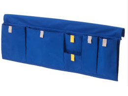 IKEA  MÖJLIGHET bed pocket, blue, 75x27 cm 