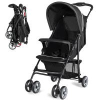 BABY JOY Lightweight Stroller, Compact Travel Stroller with Adjustment