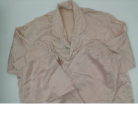 Set of 2 Mint green long-sleeved shirt and long pants pajamas 