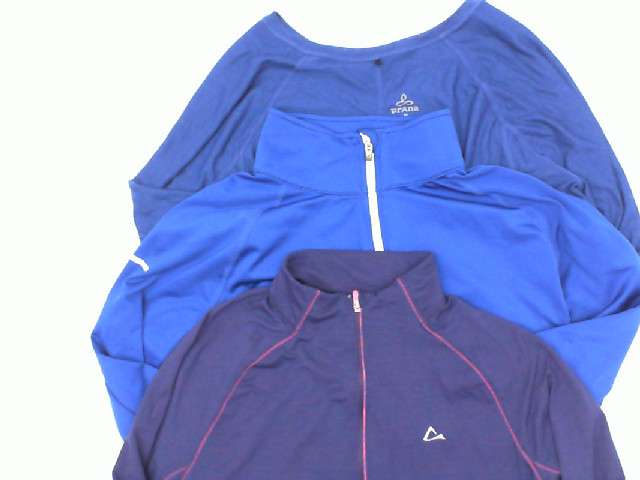 Set of 3 Blue long sleeve round neck workout shirt Set of 3 Blue long sleeve round neck workout shirt