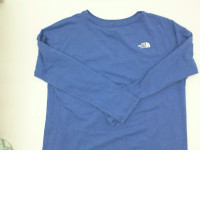 Women's blue long-sleeved round neck shirt Women's blue long-sleeved round neck shirt