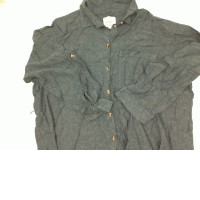 Dark blue long-sleeved shirt